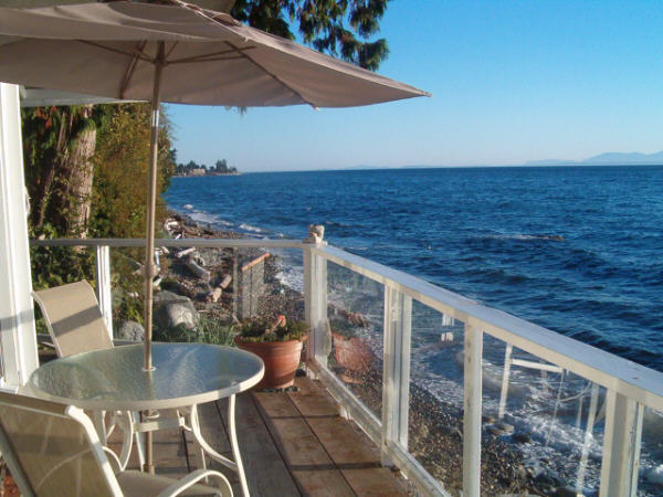 Deck view to Davis Bay