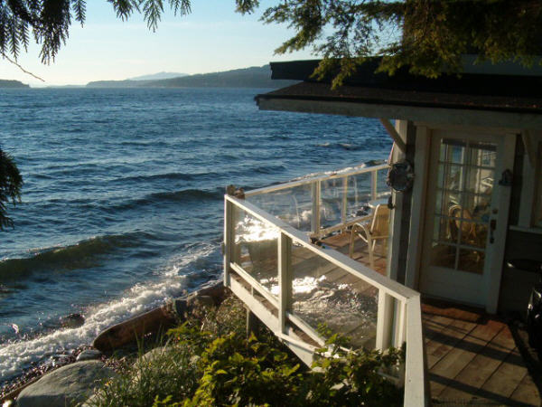 Deck view to west Sechelt