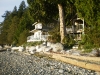 cottage and hot tub deck